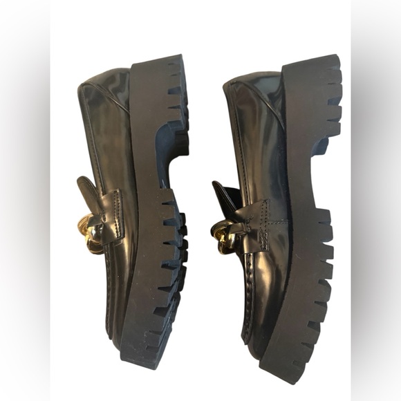 Guess Hillford Chunky Loafers Black 7.5 - Picture 6 of 6